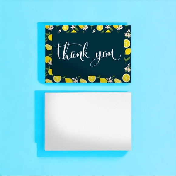 LEMON DESIGN MAILER & CARD SET! 15 MAILERS & 15 MATCHING CARDS! - Picture 6 of 12